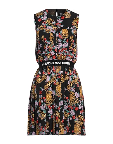 VERSACE JEANS COUTURE Pleated dress Black 100% Polyester