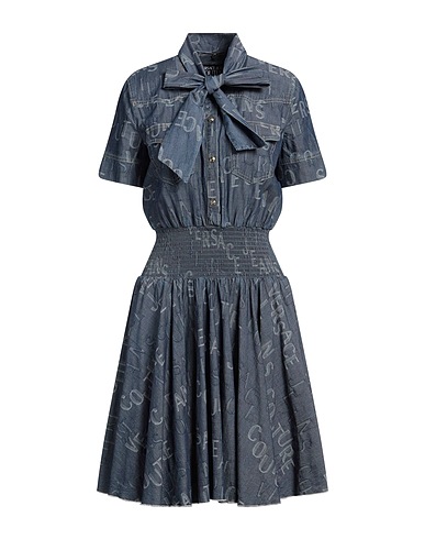VERSACE JEANS COUTURE Denim dress Blue 100% Cotton