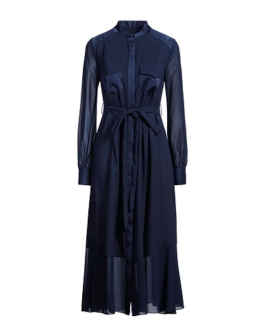 HIGH Midi dress Midnight blue 100% Polyester