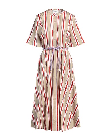 NIŪ Midi dress Sand 97% Cotton, 3% Elastane