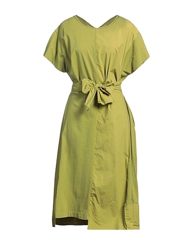 HIGH Midi dress Military green 100% Cotton