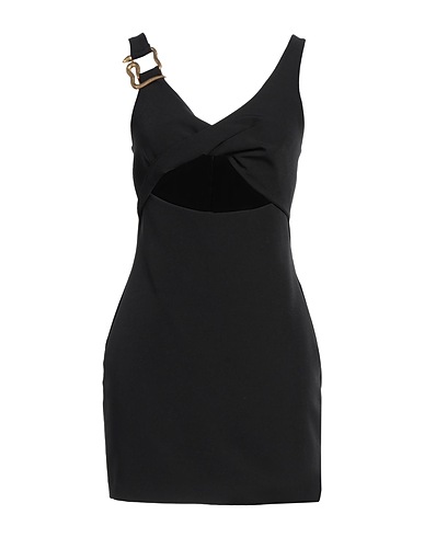 JUST CAVALLI Sheath dress Black 90% Polyester, 10% Elastane