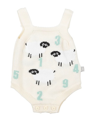 STELLA McCARTNEY KIDS Baby bodysuit Cream 100% Cotton
