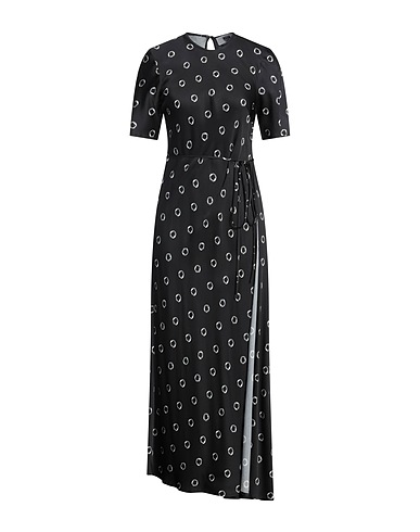 MSGM Long dress Black 100% Viscose
