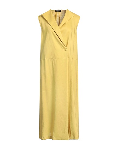 FABIANA FILIPPI Midi dress Lime green 100% Linen