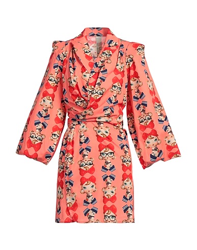 IL THE' DELLE 5 Kurzes Kleid Lachs 100% Baumwolle