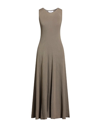 FABIANA FILIPPI Midi dress Khaki 100% Cotton