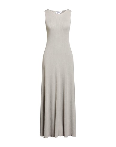 FABIANA FILIPPI Midi dress Light grey 100% Cotton