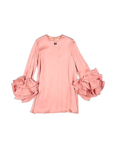 ELISABETTA FRANCHI Dress LA MIA BAMBINA Salmon pink 71% Acetate, 29% Viscose, Polyester