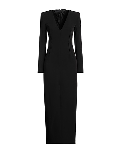 PATRIZIA PEPE Long dress Black 94% Polyester, 6% Elastane