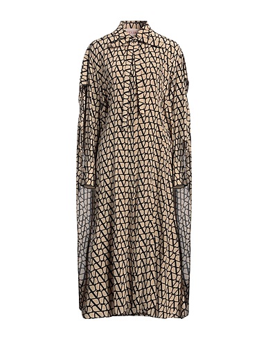 VALENTINO GARAVANI Midi dress Beige 100% Silk
