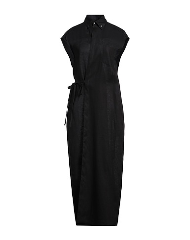 FABIANA FILIPPI Vestito lungo Nero 100% Lino