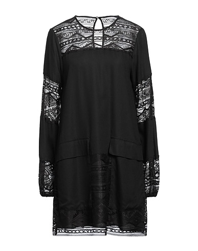 ICE PLAY Short dress Black 100% Viscose, Polyester