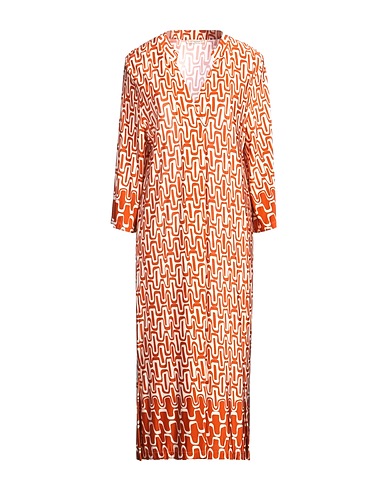 VIA MASINI 80 Midi dress 93% Viscose, 7% Elastane