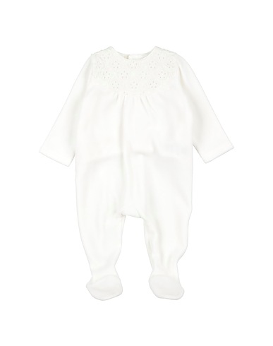 CHLOÉ Tutina Baby  Bianco 78% Cotone, 22% Poliestere