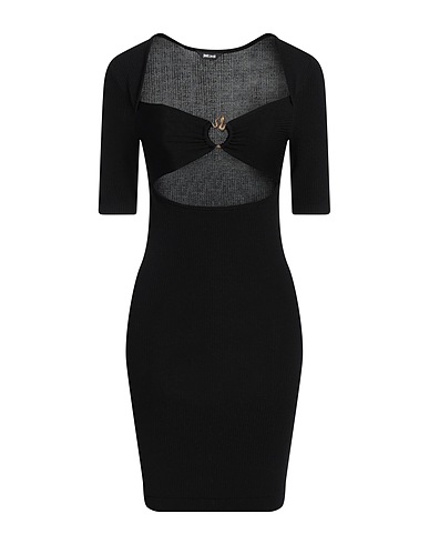 JUST CAVALLI Sheath dress Black 64% Viscose, 36% Polyamide