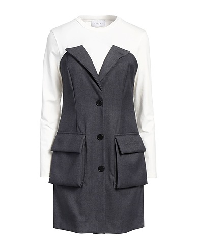 GAëLLE Paris Robe courte Blanc 62% Polyester, 35% Rayonne, 3% Élasthanne