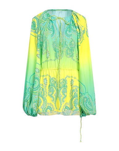 F**K PROJECT Robe courte Vert clair 98% Polyester, 2% Élasthanne