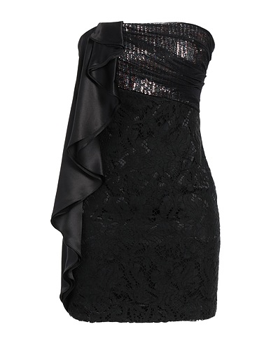 PINKO Elegant dress WEDDING Black 100% Silk, Cotton, Viscose, Polyamide