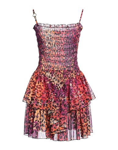 JUST CAVALLI Short dress 99% Polyester, 1% Metallic Polyester