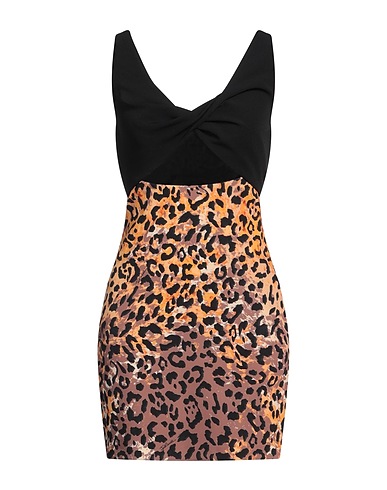 JUST CAVALLI Sheath dress Sand 90% Polyester, 10% Elastane