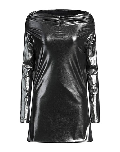DOLCE&GABBANA Sheath dress Silver 92% Polyamide, 8% Elastane