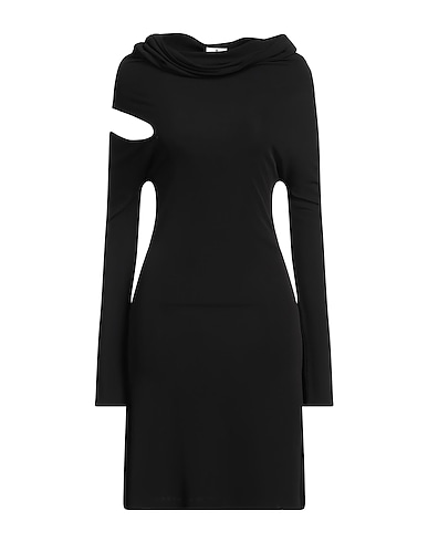 COURRÈGES Sheath dress Black 95% Viscose, 5% Elastane