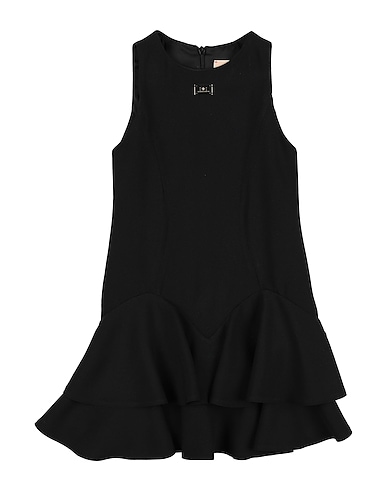 ELISABETTA FRANCHI Dress LA MIA BAMBINA Black 71% Acetate, 29% Viscose