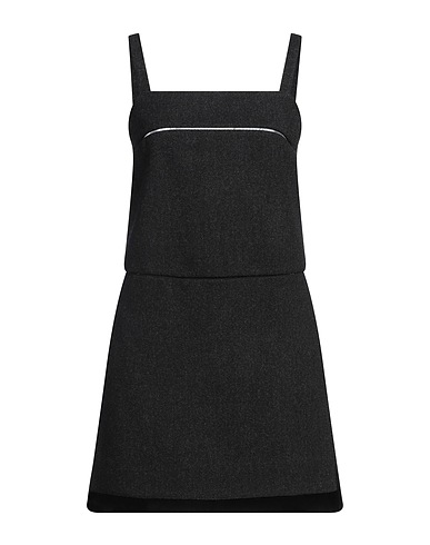 MAX MARA Short dress SFILATA Lead 98% Virgin Wool, 2% Elastane