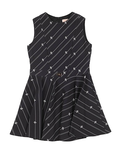 ELISABETTA FRANCHI Kleid LA MIA BAMBINA Schwarz 95% Polyester, 5% Elastan