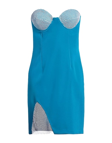 VALERIA MAZZA Sheath dress 89% Polyester, 11% Elastane