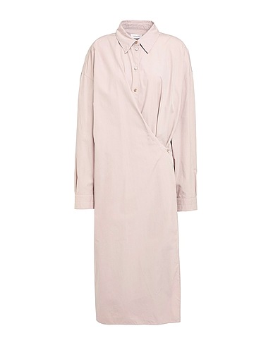 LEMAIRE Midi dress Light brown 100% Cotton