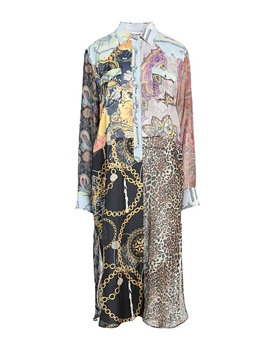 RE-WORKED Midi dress Lilac 55% Cotton, 20% Silk, 15% Polyester, 10% Other Fibres