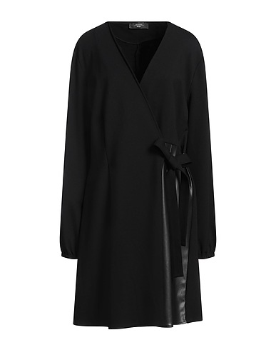 WEEKEND MAX MARA Short dress Black 69% Viscose, 27% Polyamide, 4% Elastane, Polyester, Polyurethane resin