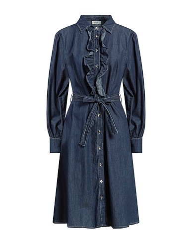 DIXIE Denim dress Blue 100% Cotton