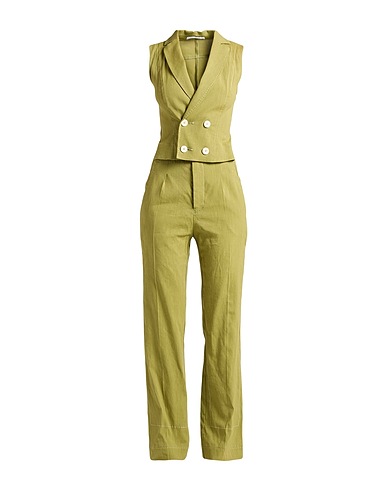 HIGH Jumpsuits and Dungarees USE Sage green 58% Hemp, 39% Rayon, 3% Elastane