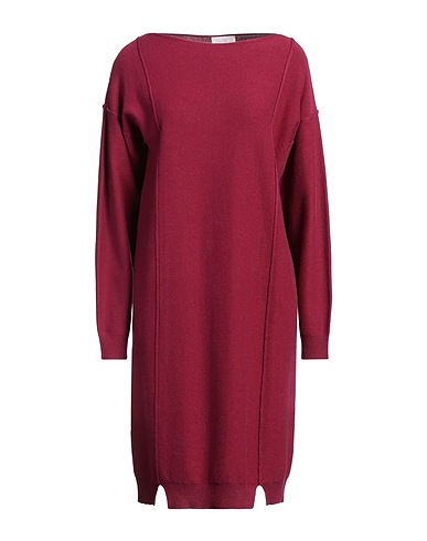 KATIA SERAFINI Vestito corto Porpora 45% Lana Merino, 30% Viscosa, 25% Cachemire