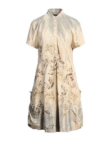 HIGH Short dress USE Beige 100% Cotton