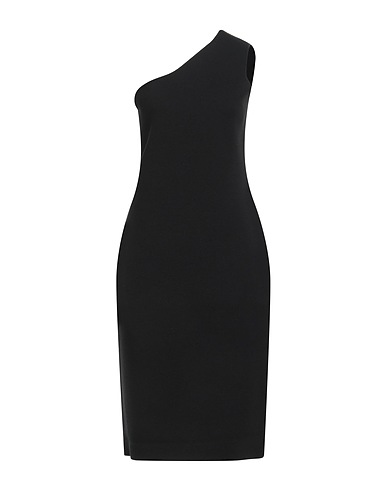 SPORTMAX One-shoulder dress Black 72% Viscose, 28% Polyester