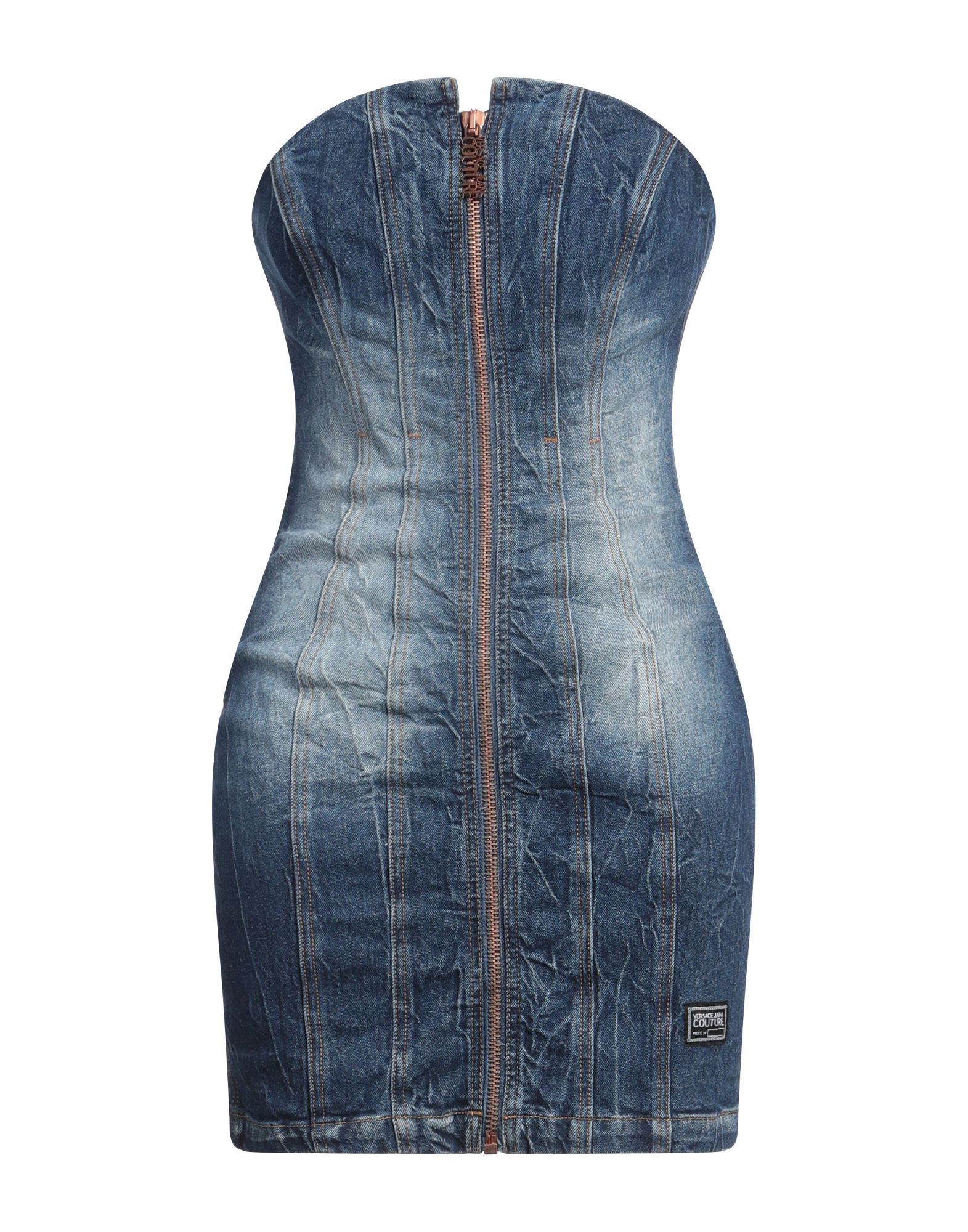ワンピース MOSCHINO JEANS Woman Dress Gnawed Blue 04693734 1303 MOSCHINO JEANS Woman Dress Gnawed Blue 04293734 1303