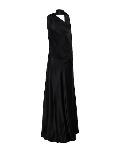 TWINSET Special occasion dress NERO 65% Acetate, 35% Silk