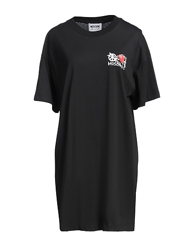 MOSCHINO JEANS Short dress Black 100% Cotton