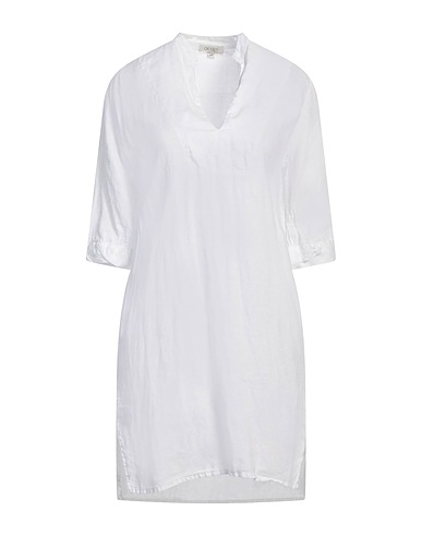 CROSSLEY Short dress White 100% Linen