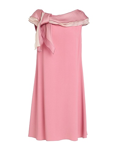 BOTONDI COUTURE Vestito midi Rosa antico 79% Acetato, 21% Viscosa, Seta