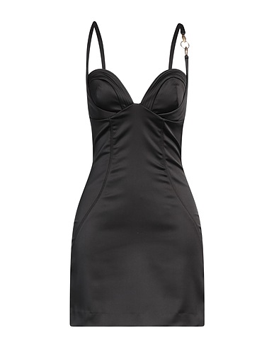 JUST CAVALLI Elegant dress Black 97% Polyester, 3% Elastane