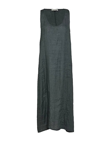 CROSSLEY Midi dress Charcoal 100% Linen