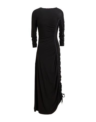 HIGH Midi dress TECH Black 75% Acetate, 20% Nylon, 5% Elastane