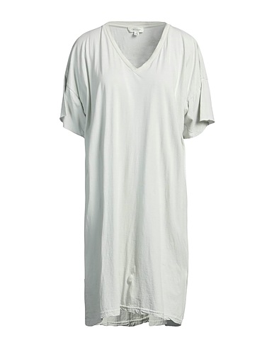 CROSSLEY Short dress Light green 100% Cotton