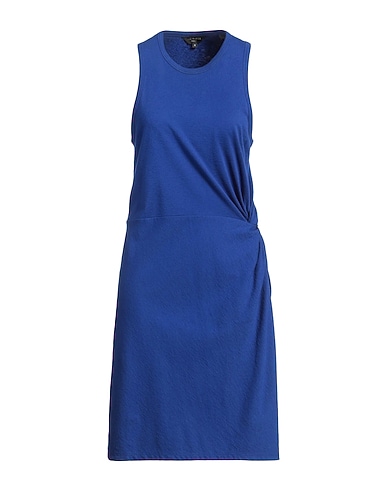 TED BAKER Sheath dress Blue 100% Cotton