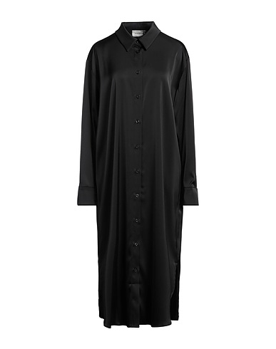 GESTUZ Midi dress Black 97% Recycled polyester, 3% Elastane